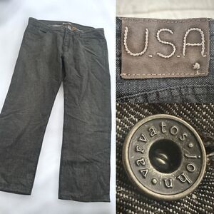 John Varvatos grey distressed Bowery jean Size 40R